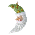 Load image into Gallery viewer, Lunar Santa - Star Glow. Handmade Glass Christmas ornament.
