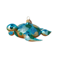 Load image into Gallery viewer, Turtle - Sea Friend. Handmade Glass Christmas ornament.
